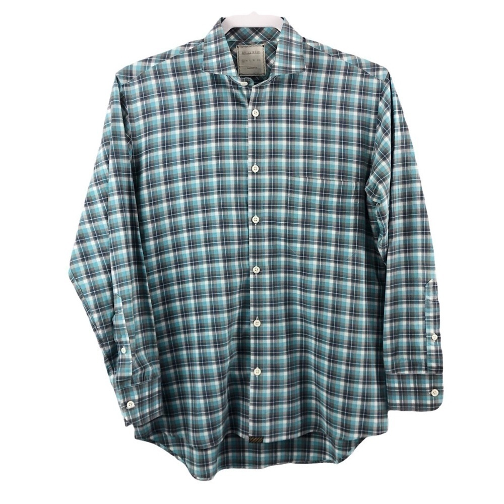 Billy Reid Plaid Button Down Shirt
